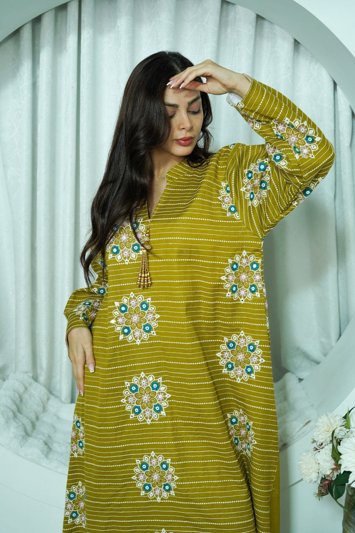 HARIR HINDI JALABIYA 4141