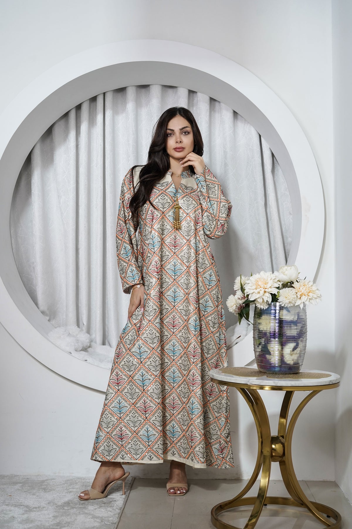 HARIR HINDI JALABIYA 6082