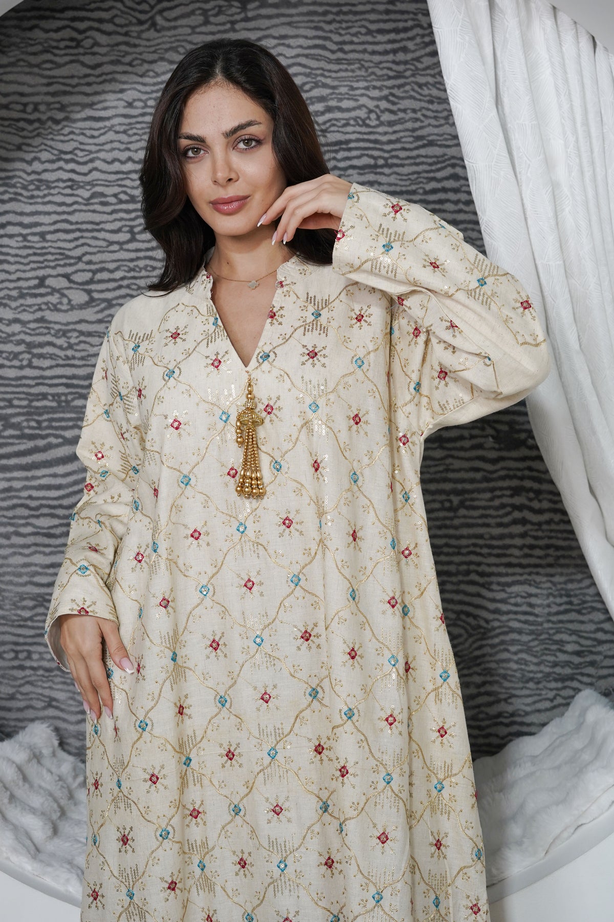 HARIR HINDI JALABIYA 4466