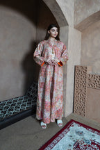 SATIN EMBROIDERY JALABIYA  MR-355