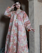 SATIN EMBROIDERY JALABIYA  MR-355