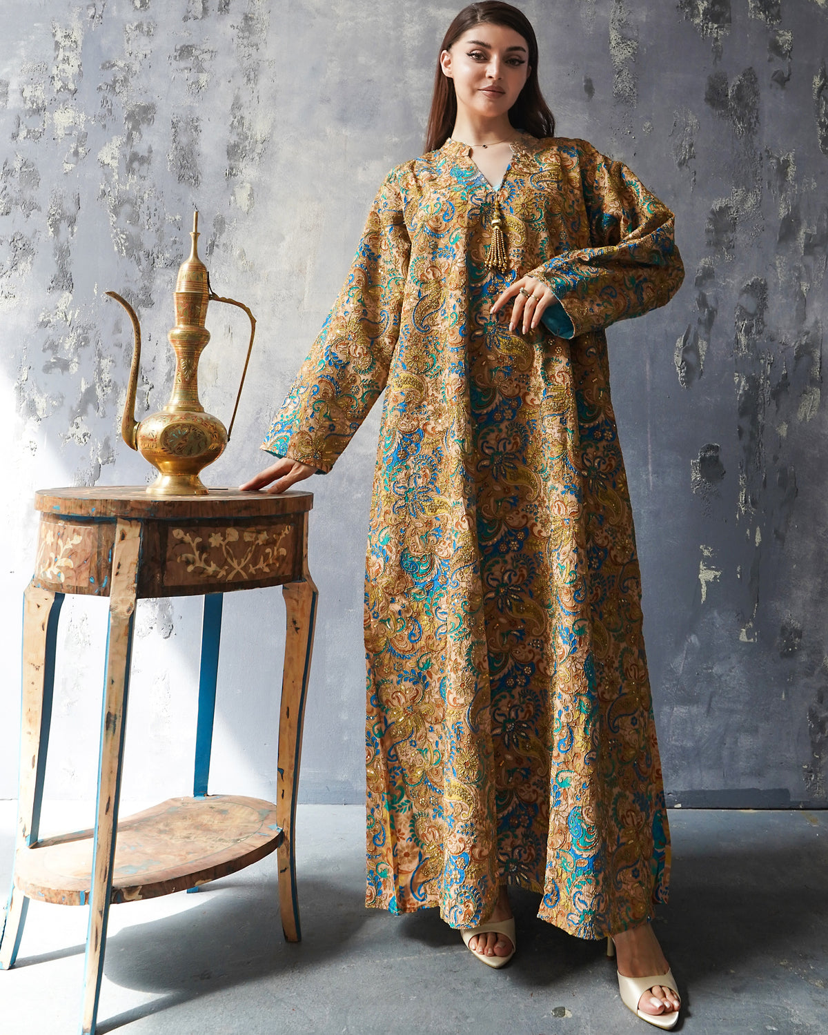 HARIR HINDI JALABIYA NP-5401B