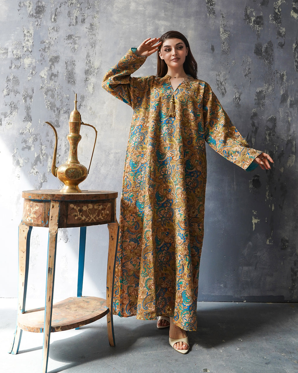 HARIR HINDI JALABIYA NP-5401B