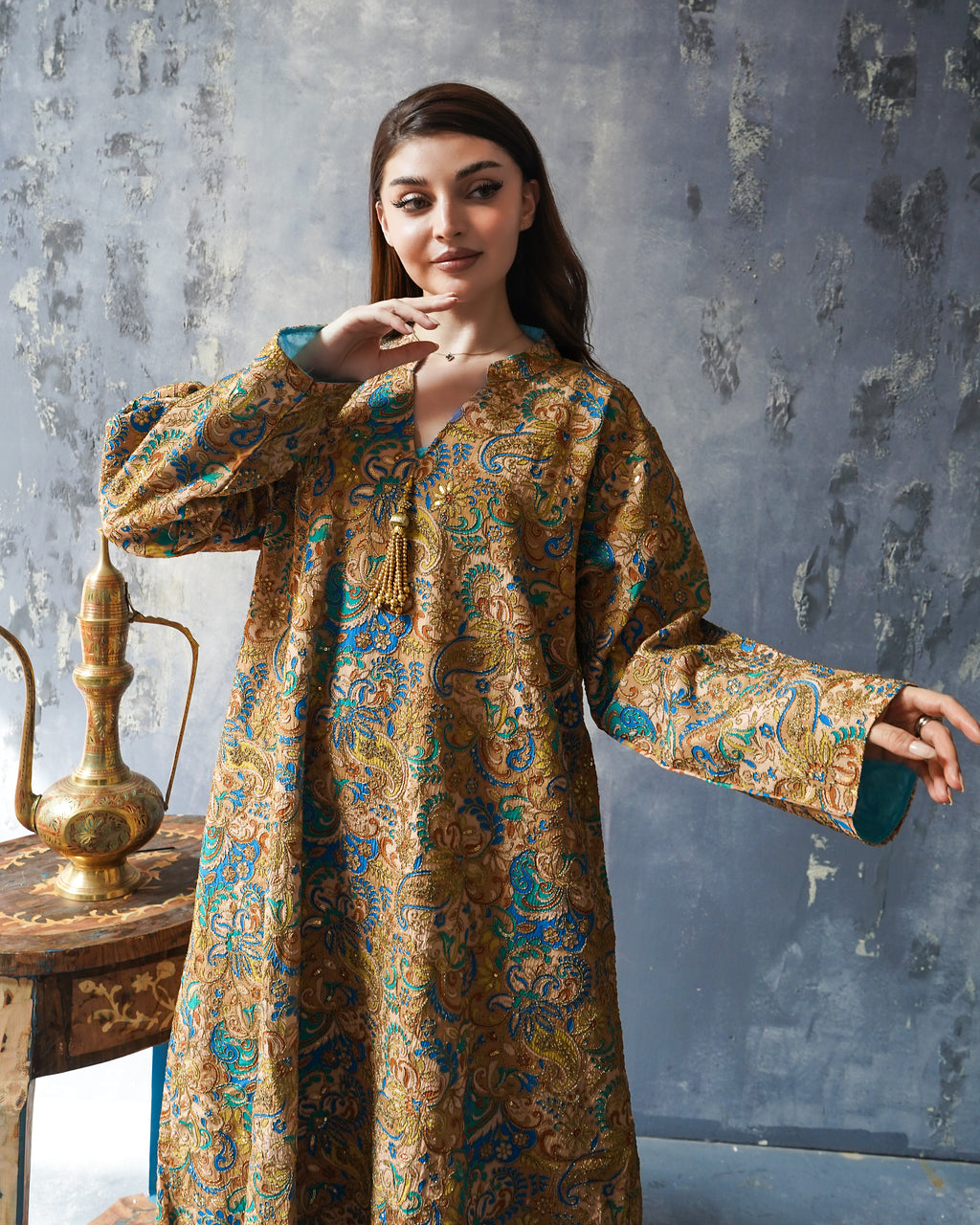HARIR HINDI JALABIYA NP-5401B